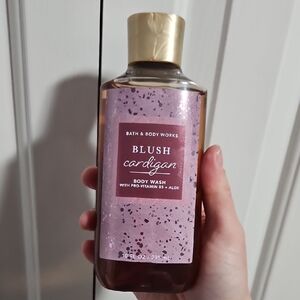 NWT BBW Blush Cardigan Body Wash